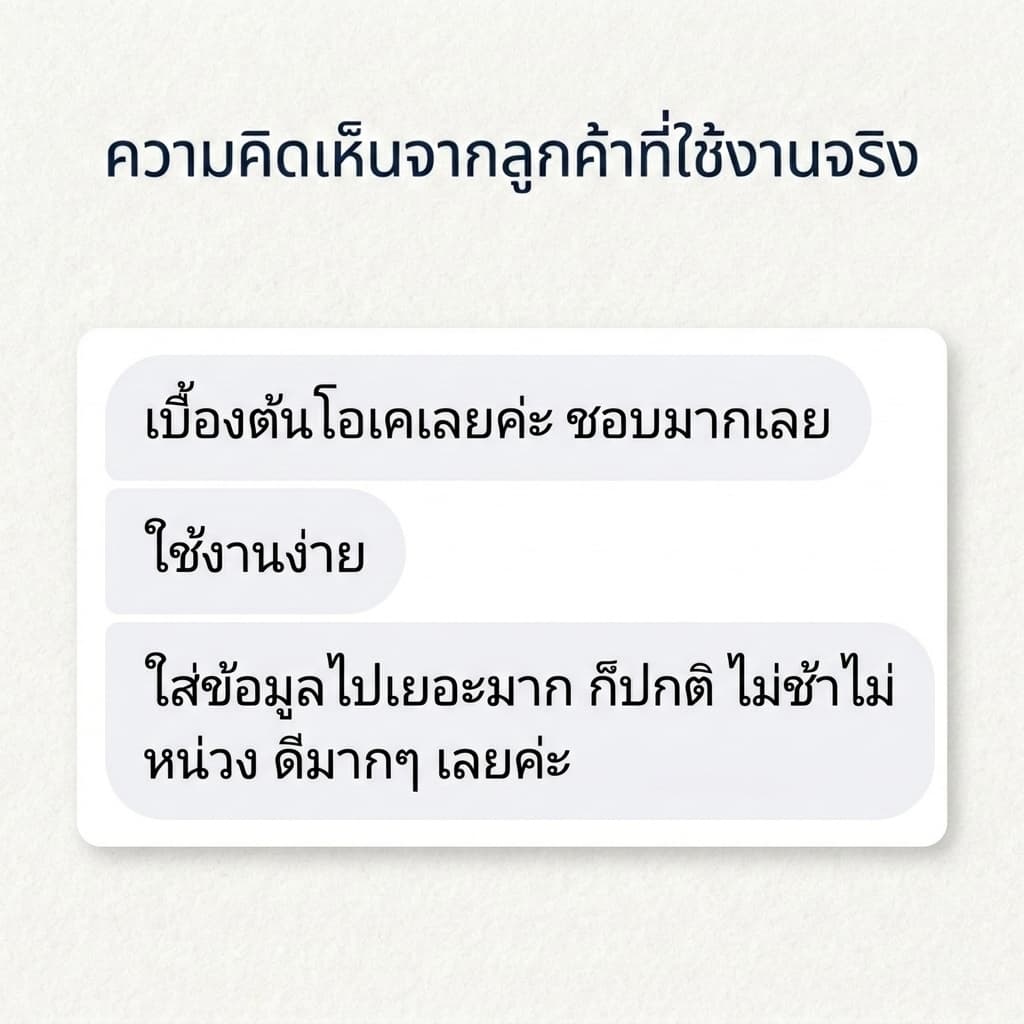 รีวิวจากลูกค้าคนที่ 14