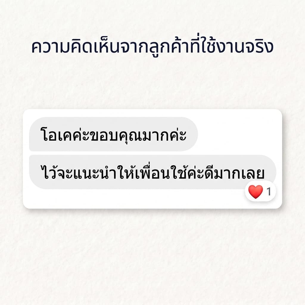 รีวิวจากลูกค้าคนที่ 29