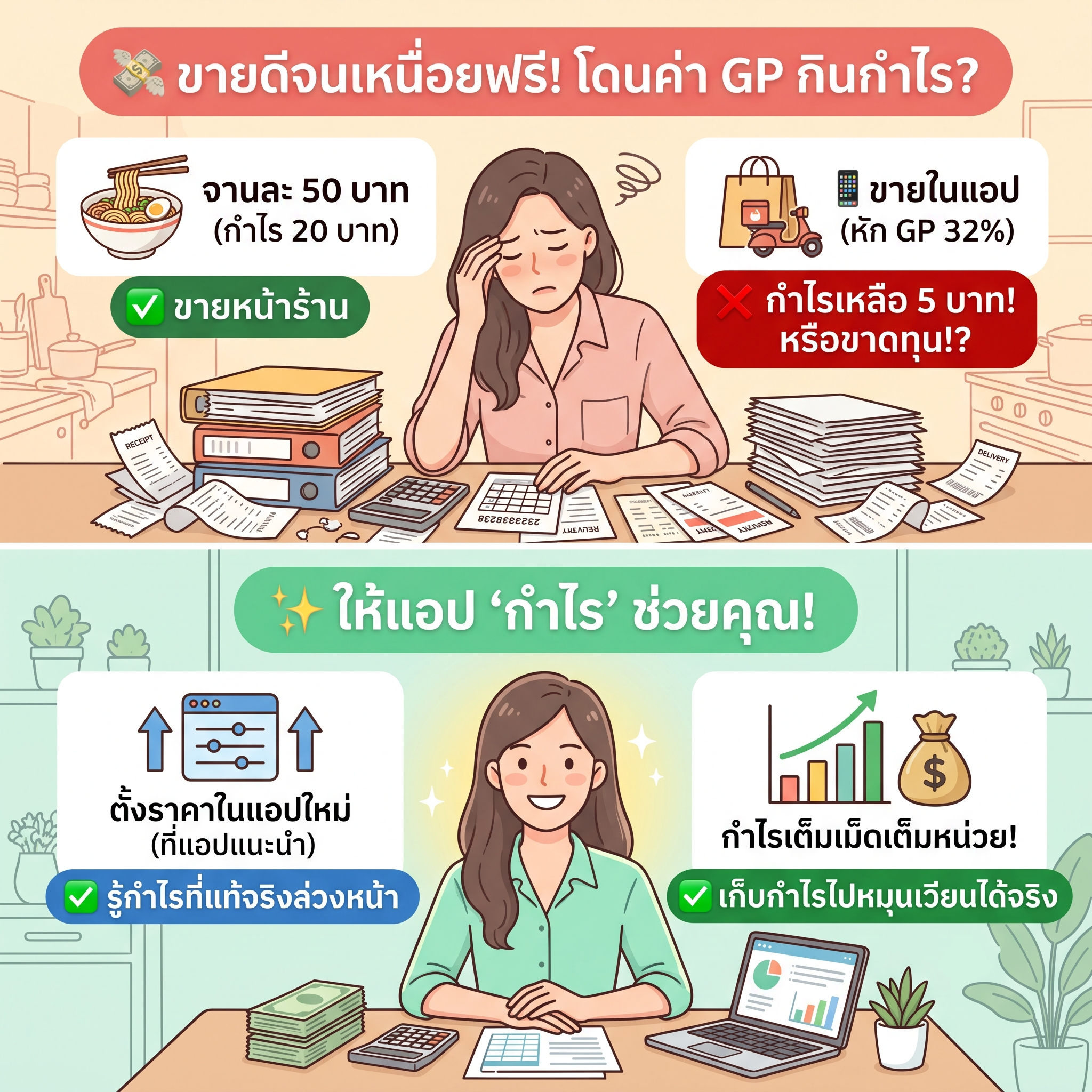 ขายดีจนเหนื่อยฟรี! เจาะลึกวิธีตั้งราคาในแอปเดลิเวอรี่ให้มีกำไรเหลือไปหมุนเวียน